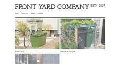 Desktop Screenshot of frontyardcompany.co.uk